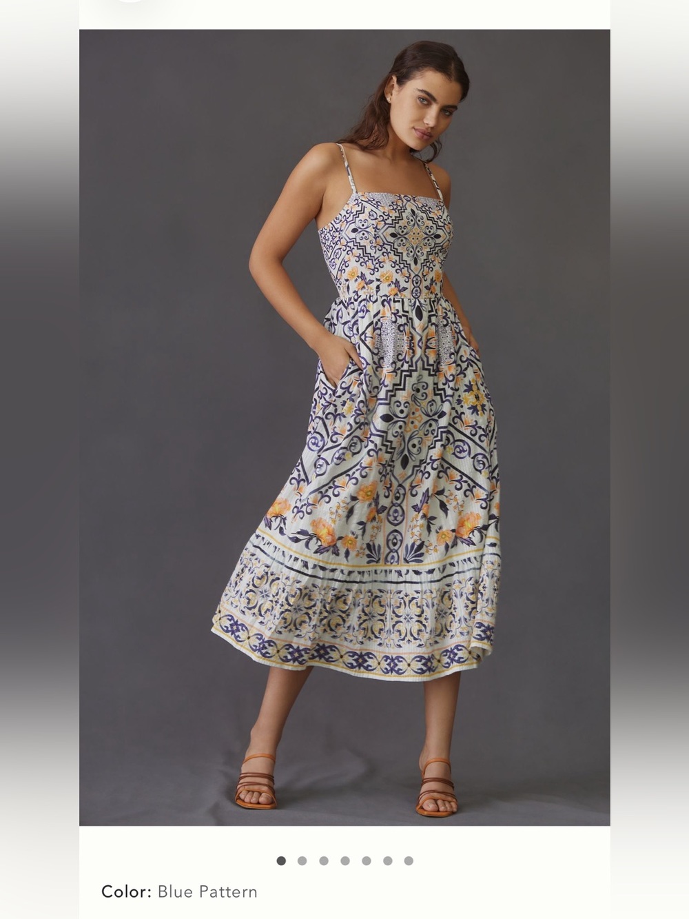 Anthropologie Let Me Be boho midi dress